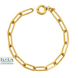 دستبند هرمس پیچی براق