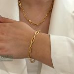 دستبند هرمس پیچی براق - مدل