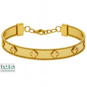دستبند النگویی ونکلیف طلایی