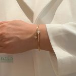 دستبند بنگل ونکلیف سفید - مدل