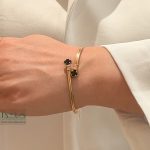 دستبند بنگل ونکلیف مشکی - مدل