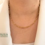 گردنبند هرمس پیچی براق - مدل