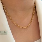 گردنبند هرمس پیچی براق - مدل