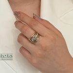 انگشتر پاپیونی تراش - مدل