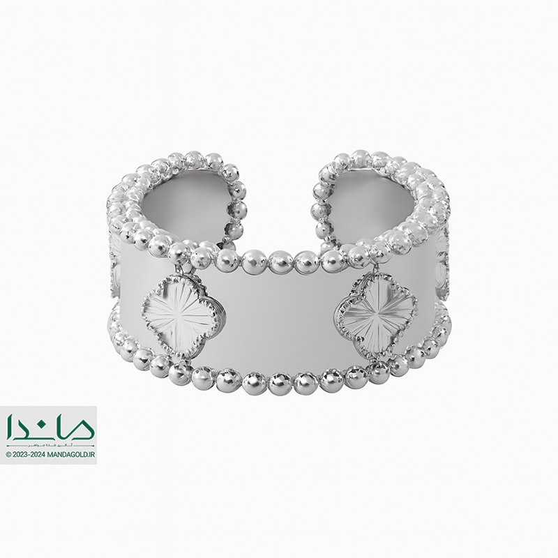 انگشتر ونکلیف تراش نقره ای انگشتر ونکلیف تراش نقره ای