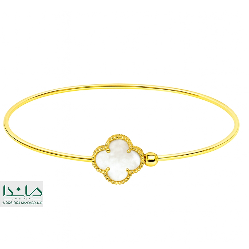 بنگل ونکلیف سفید قفل دار بنگل ونکلیف سفید قفل دار