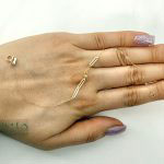 دستبند هرمس طلا گوی وسط