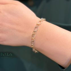 دستبند جتاش کلاسیک دورنگ - مدل