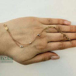 دستبند طلا 4 حلقه ظریف