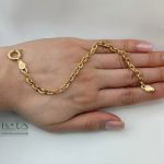 دستبند طلا رولو ریز