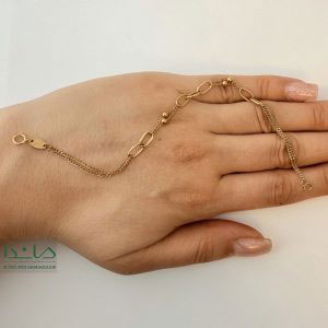 دستبند طلا هرمس طلایی