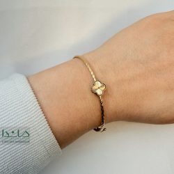 دستبند النگویی طلا ونکلیف تک