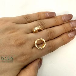 گوشواره کلیپسی دایره تراش
