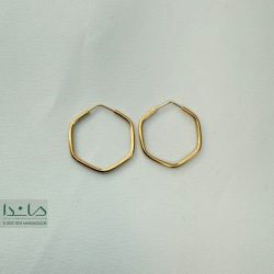 گوشواره هندسی 6 ضلعی