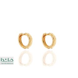 گوشواره امگا دایره - تراش کوبهای