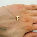 گردنبند حرف F