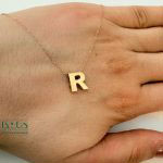 گردنبند حرف R