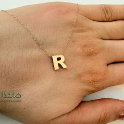 گردنبند حرف R