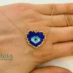 گردنبند طلا میوکی چشم نظر