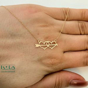 گردنبند متصل قلب و کمان