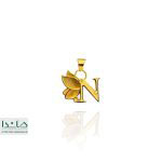 آویز سه بعدی حروف الفبای انگلیسی پروانهای - حرف N