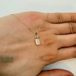 گردنبند تک نگین پرنس