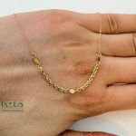 گردنبند طنابی لوزی