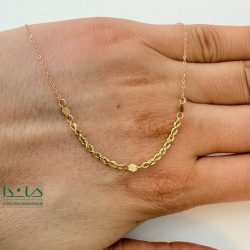 گردنبند طنابی لوزی