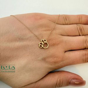 گردنبند طلا مینی موس