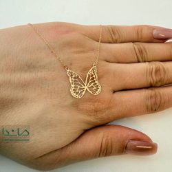 گردنبند طلا پروانه