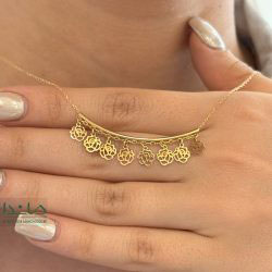 گردنبند یونانی طرح گل رز