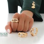 انگشتر فرد - طرح کوبیده - مدل