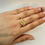 انگشتر طلا تراش امگا