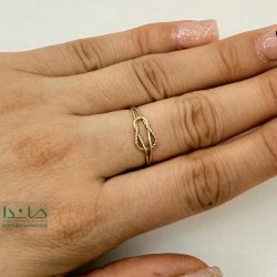 انگشتر طلا فرد گوارسه ای