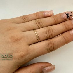 انگشتر طلا دولاین