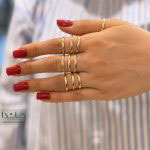 انگشتر طلا رینگ ساده