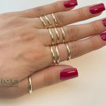 انگشتر طلا رینگ ساده