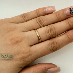 انگشتر طلا رینگ ساده