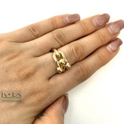 انگشتر تیفانی تک پلاک