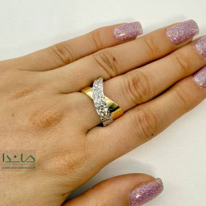 انگشتر ضربدری تراش