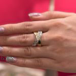 انگشتر ضربدری تراش