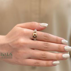 انگشتر جسیکا فرد سفید رزگلد