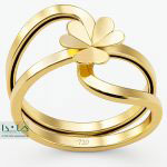 انگشتر گل 6 پر - ساخته شده توسط هوش مصنوعی