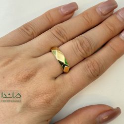 انگشتر مینیمال لوزی