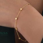 دستبند نیمست البرنادو مربعی - مدل
