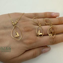 نیمست طلا پروانه پیچ