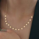 گردنبند نیمست پولکی سکه‌ای - مدل