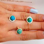 نیمست سواروسکی فیروزه