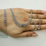 سرویس طلا تراش سفید گرد